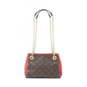 Louis Vuitton Surenne BB Monogram Cerise Shoulder Bag, Coated Canvas and Leat...